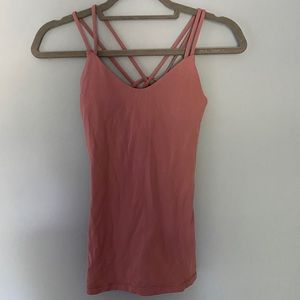 Lululemon pink tank top